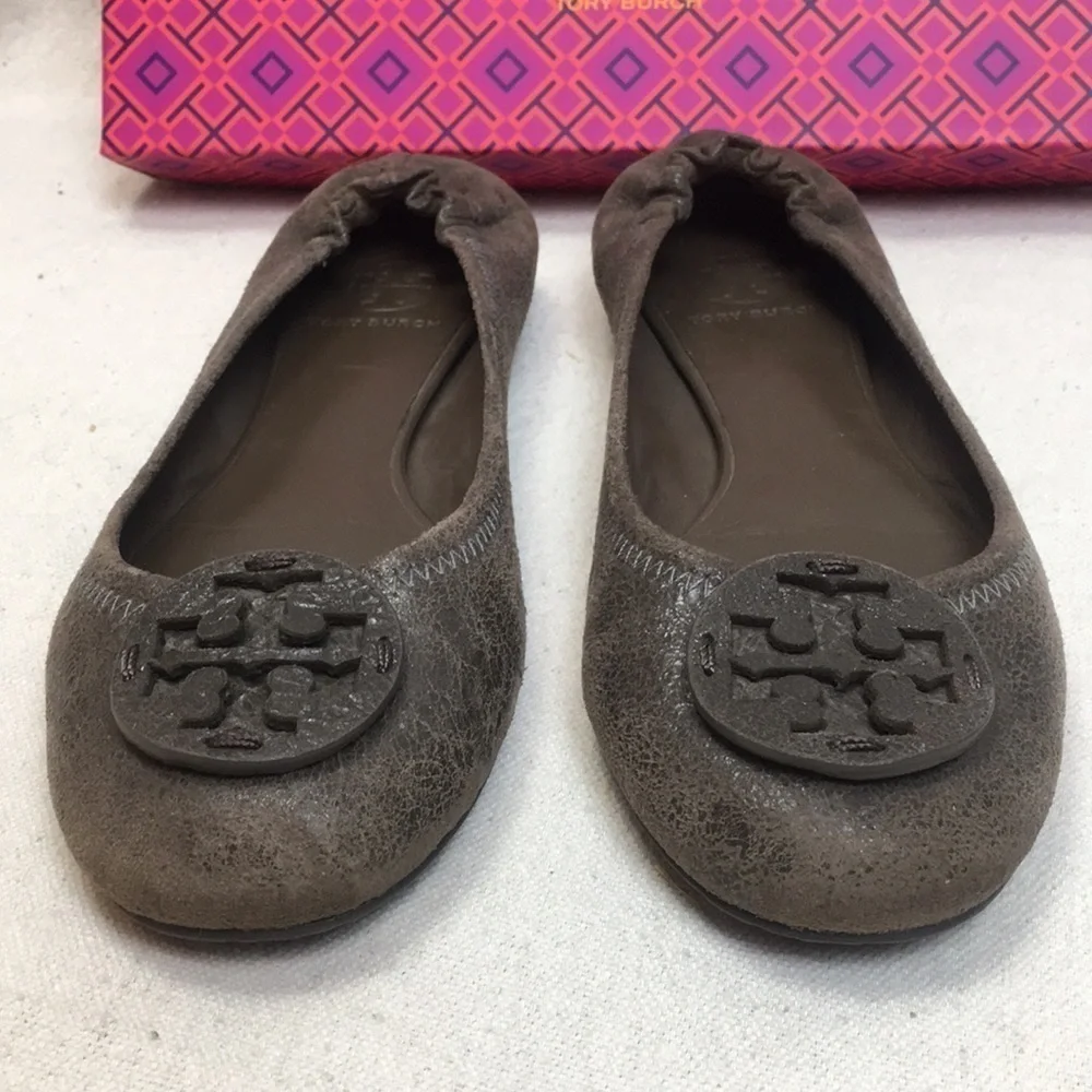 Tory Burch Reva suede Aviator 8